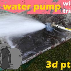 cover2.jpg Free STL file water pump with grass trimmer・Design to download and 3D print, 3diyproject