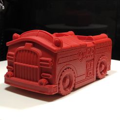 IMG_5121.jpg Файл STL Paw Patrol Marshall's Fire Truck (Print-in-Place)・Модель 3D-принтера для загрузки