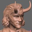 19.jpg Loki Bust - TV series 2021 - Marvel Comics 3D print model