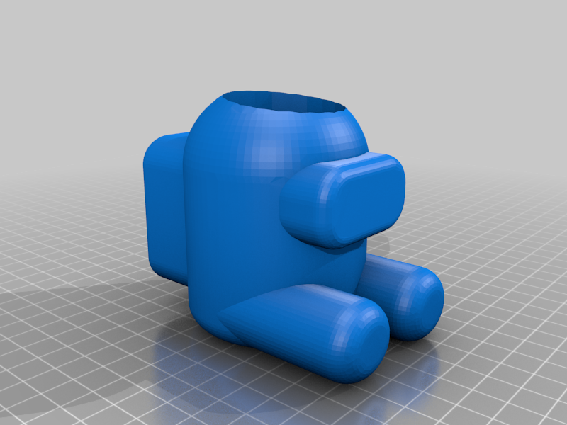 Free 3D file Among Us Pencil Holder・3D printer model to download・Cults