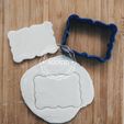 WhatsApp Image 2017-11-30 at 4.51.29 PM(3).jpeg Plaque cookie cutter - cookie cutter plate or fondant - retro vintage