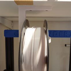 IMG_20230926_200704.jpg STL-Datei Kunststoffspulenaufhänger für 3D-Filament-Kunststoffspulen-Decken・3D-druckbares Modell zum Herunterladen