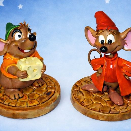 gus and jaq cinderella's mice