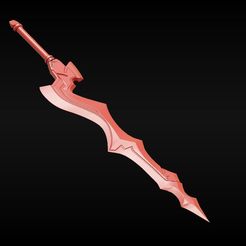 Снимок.jpg Файл STL Сабля Fate Grand Order Saber Sword Aestus Estus Bride 3D печатная модель・3D-печатная модель для загрузки
