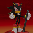 Shadows_render_main.png Shadow The HedgeHog Handle Tablet Pen - Fan Art