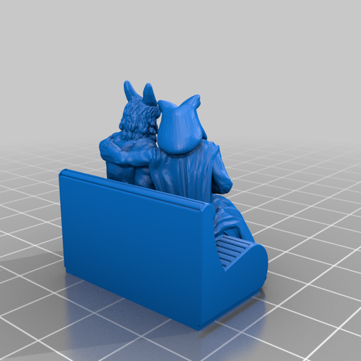 Feltipern Travagg (Gotal) and Unnamed Ishi Tib; SWL Scale Free Cantina Collab - 3D model önizlemesi