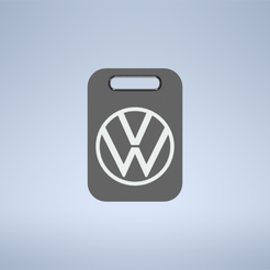 VW2-keyring3.png Llavero emblema logotipo VW Volkswagen