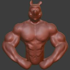 Screenshot-2021-02-25-153811.jpg Free STL file Buff Winnie the Pooh・3D printer design to download, TheLankySculptor