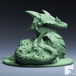 SNK2.jpg STL file King Snake Monster・3D printable design to download