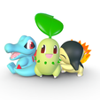 download.png Totodile | Chikorita | Cyndaquil - IMPRESIÓN 3D