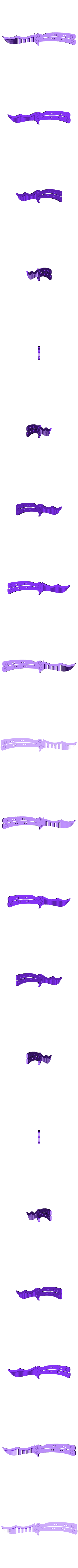 butterfly_knife_comb.stl Butterfly Knife Comb