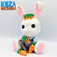 InShot_20240205_181828971.jpg Bunny Brothers, cute baby rabbits and their articulated carrot keychain