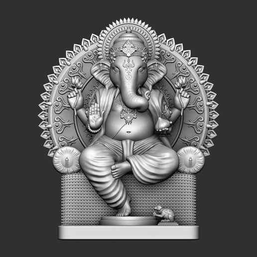 ganesh ji 3d print model and CNC
