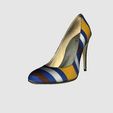 66a48352830b2be261369407a6cecb9f_display_large.jpg Free STL file Striped Shoe・3D print design to download