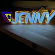 First name LED TO ASSEMBLE Jenny RCL
