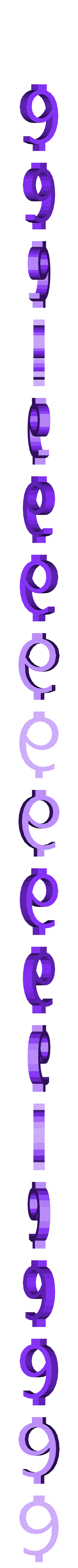 9.stl Basic Number Candle - Birthday Candle