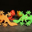 Climbing Gecko 3.JPG Fridge Magnet Climbing Gecko