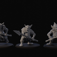 Goblin Skirmishers polearms.png Goblin Skirmisher Tabletop Miniature Pack