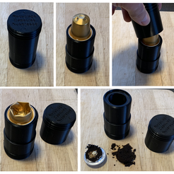 Recycleur-Capsules-Nespresso.png Archivo STL Recylcer para cápsulas Nespresso・Plan imprimible en 3D para descargar, Gefaix