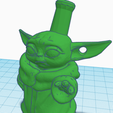 foto mini yoda.png mini yoda nozzle / nozzle baby yoda