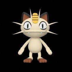 8fd2a6986739f9f826d4e7c9530d0de0_preview_featured.jpg Free STL file Meowth・3D printer design to download, Philin_theBlank