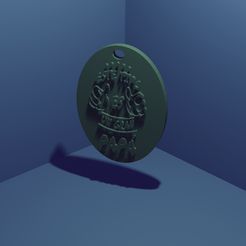 feliz-dia-del-papa.jpg Fichier STL gratuit porte-clés fête des pères・Objet imprimable en 3D à télécharger