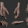 Artstation_Maos.png Old Hand - Realistic 3D Model