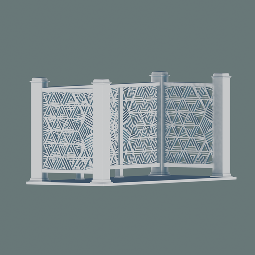 Render_LaserCutPanel_Parametric_Geometric_FrontView_4K-v2.png Balaustrada - Panel paramétrico cortado por láser