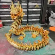 Flexi Print-in-Place Imperial Dragon with 3MF Included!