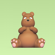 Cod1976-Big-Sitting-Bear-1.png Fichier 3D Grand ours assis・Modèle pour impression 3D à télécharger