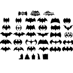 BatmanLogos_assembly1_170842.png Batman Logo Evolution | 47 Batman Logos