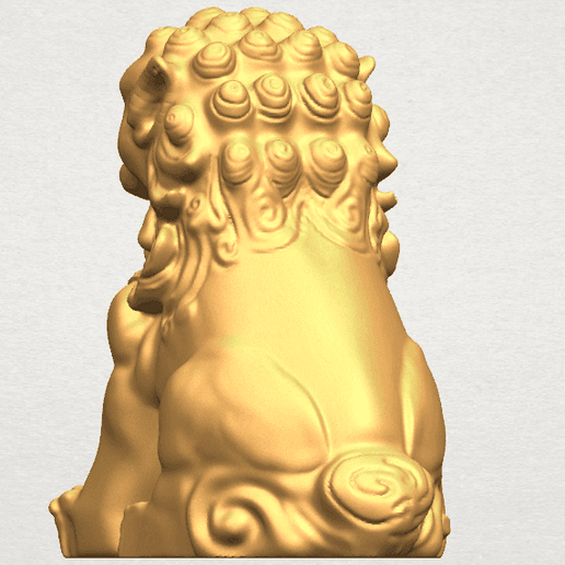 TDA0500 Chinese Lion A04.png Chinesischer Löwe