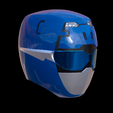 3.png Helmet power ranger beast morpher Blue, Blue