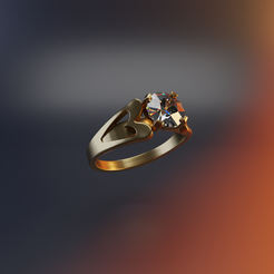Tiffany’s Engagement Ring – 3D Printable Prop Replica (Bride of Chucky, 1998) - Image 1