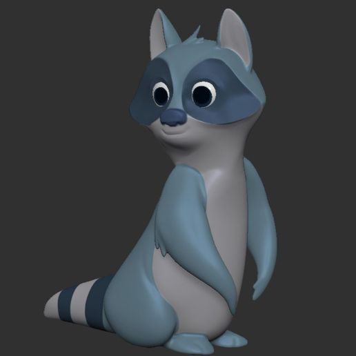 🦝 Raccoon - raccoon・ STL File for ・Cults