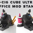E-CIG CUBE ULTRA OFFICE MOD STAND Ecig - Smok Cube Ultra Vape Stand Table Accessory