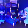 ArcadeNen - AnoHana Neon.jpg Miniature Figure Furniture - Neon Arcade Cabinet