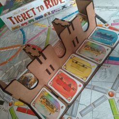 P_20200308_102731.jpg Free 3D file Card Tray for Ticket to Ride・3D printer design to download