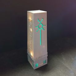 20200805_161525.jpg Файл STL LED powered Necron Obelisk・3D модель для печати скачать