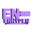 Enhypen stand.stl K-pop, P-pop, C-pop, Thai, Logos Collection 1 Logo Decor Display Ornament