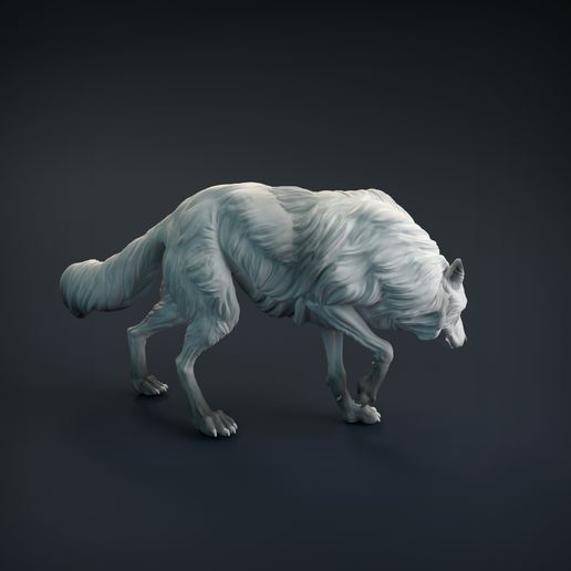 Wolf_5.jpg 3D-Datei Wolf・Design für 3D-Drucker zum herunterladen, AnimalDenMiniatures