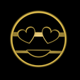 In love face.png Emoji cookie cutter set 2