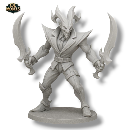 🏙️ Crime City Nightmare Shaco Figure League of Legends 3D Model・Free ...