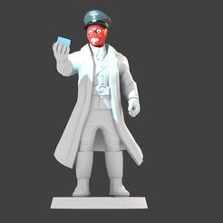 72ba537fea64fbab95b2ae67b65a354d_display_large.jpg Free STL file Red Skull・3D printing design to download