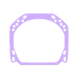 hellaprojectoradapterplate.stl Hella projector adapter frame universal