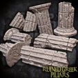 forpictures112.jpg Ruined Greek pillars (High Detailed)