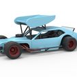 1.jpg Diecast Vintage Asphalt Modified stock car V2 with wing Scale 1:25