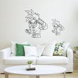 534.png Dragon Ball Gohan - Wall Aart Decor