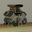 Hoonicorn-V1_Render_2.jpg STL file FORD MUSTANG HOONICORN V1 - ENGINE・3D print object to download