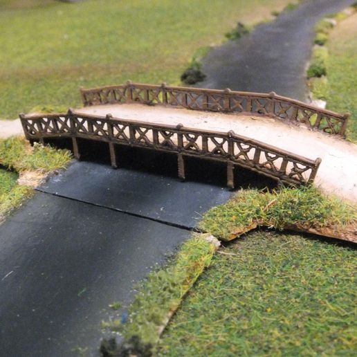 🎲 6mm (1/300th) scale Roman bridges・Free 3D File for ・Cults